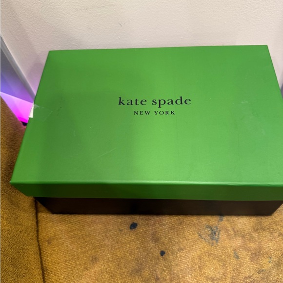 kate spade Cream Satin Pointed Toe Slingback Flats with Twist Bow - Picture 4 of 4